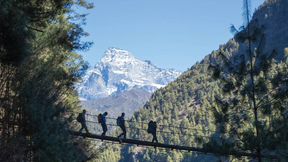 The trail from Namche Bazaar to Monjo | Mark Tipple