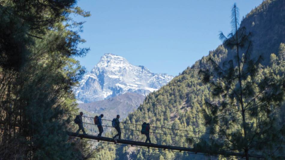 The trail from Namche Bazaar to Monjo | Mark Tipple