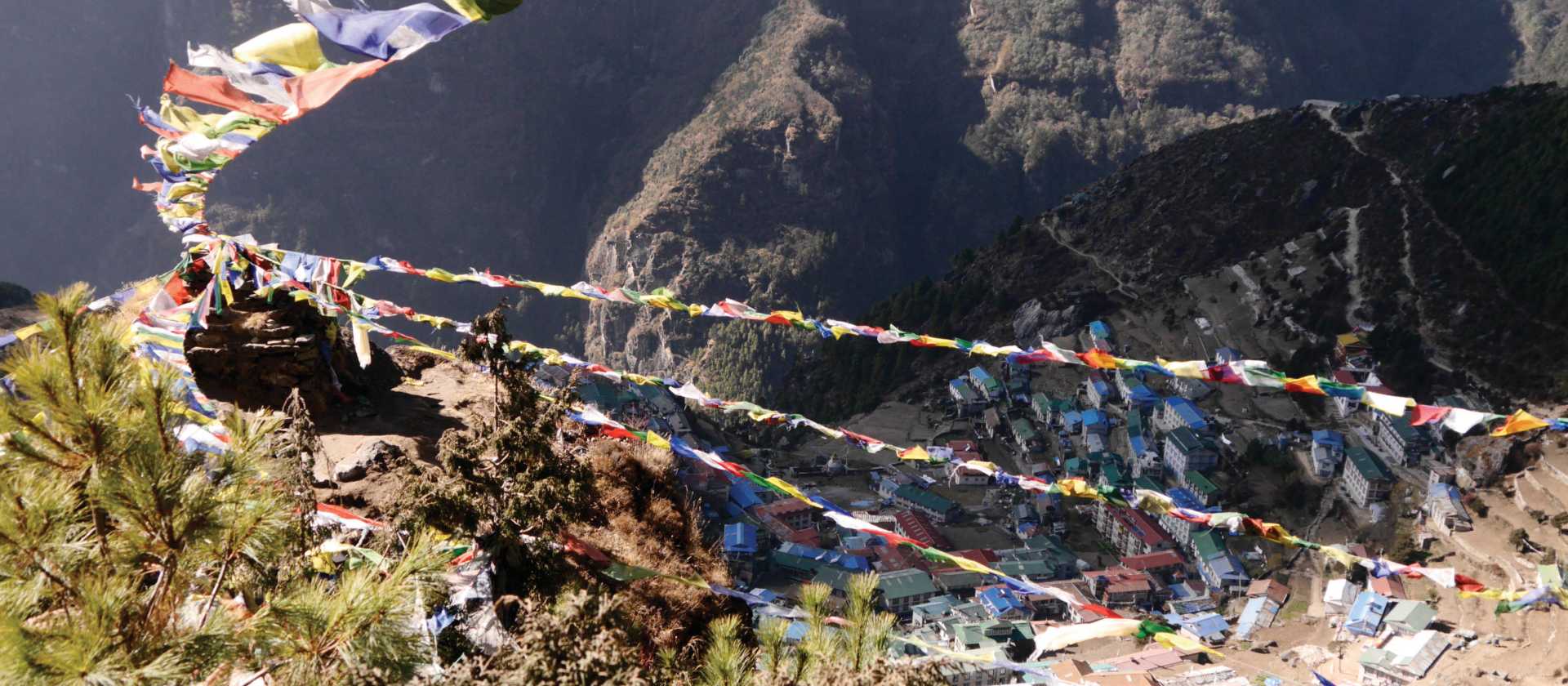 Views from above Namche Bazaar | Charles Duncombe