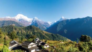 Ghandruk, Annapurna region, Himalaya, Nepal,Joe Kennedy Views from above Ghandruk