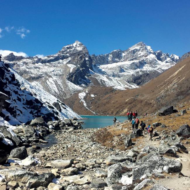 Trekking towards Gokyo Lakes | Chris Hathaway