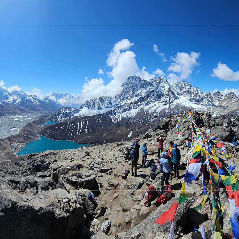 Approaching the Renjo La pass | Shelby Pinkerton