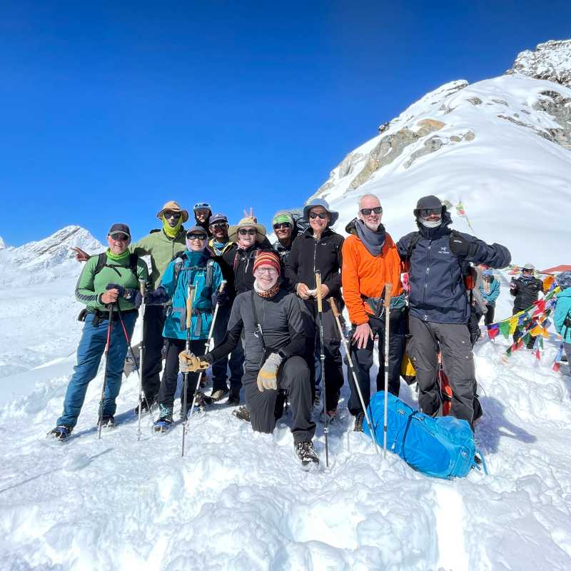 Group on Cho La, Nepal | Brad Atwal