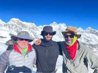 Trekkers on summit of Gokyo Ri |  Brad Atwal