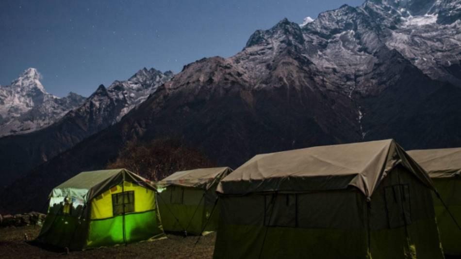Kyangjuma Eco-Comfort Camp at dusk | Tim Charody