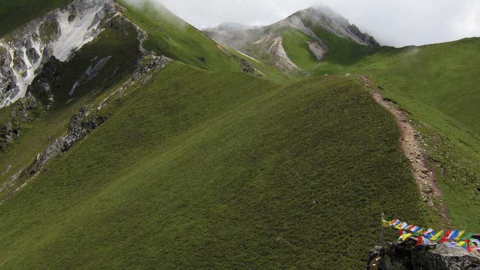 Trekking above Kyanjin Gompa towards the amazing Kyanjin Ri | Soren Kruse Ledet