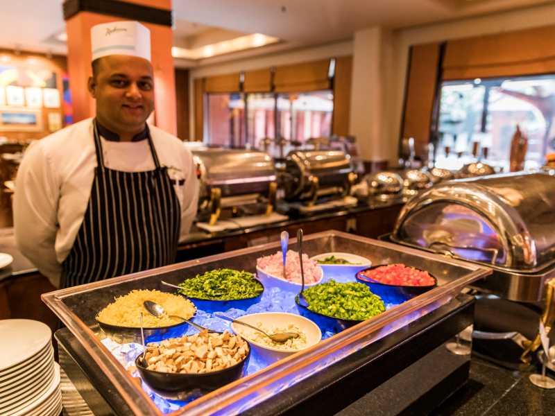 Enjoy the breakfast buffet at the Radisson Hotel, Kathmandu | Lachlan Gardiner