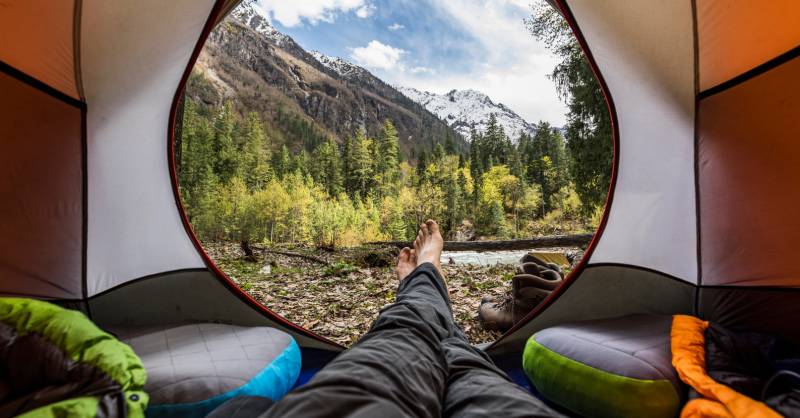 Enjoying the view after a day on the trail in western Nepal |  <i>Lachlan Gardiner</i>