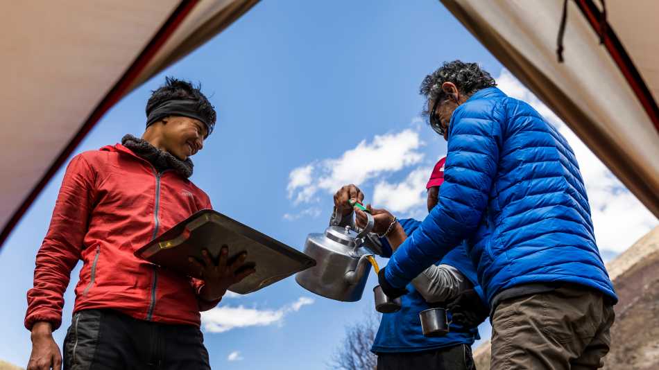 Our highly trained team will add another level of comfort to your adventure in Nepal | Lachlan Gardiner