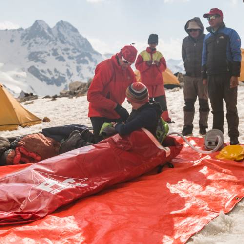 All high altitude treks carry a Portable Altitude Chamber