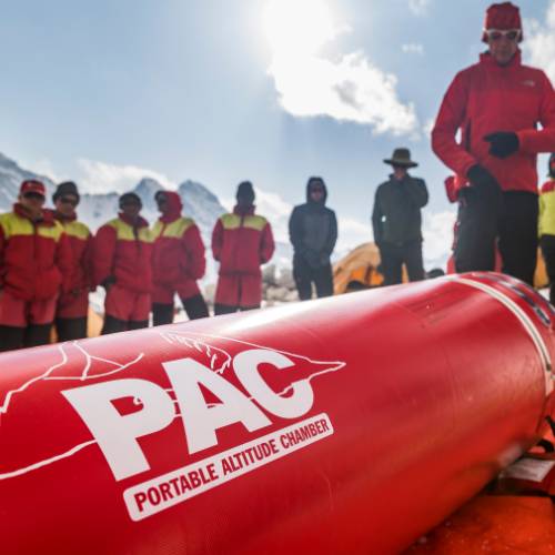 All high altitude treks carry a Portable Altitude Chamber