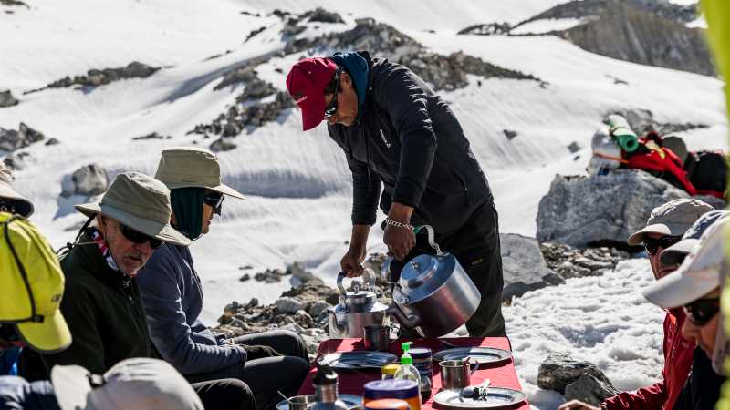 Breakfast at altitude in Nepal | Lachlan Gardiner