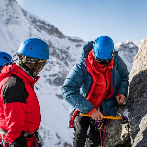 Our experienced leaders will teach you valuable expedition climbing skills