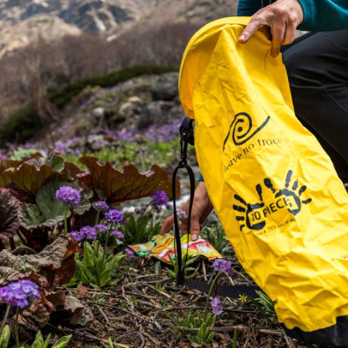 Help us keep the places that inspire us clean by taking part in our 10 Pieces litter initiative