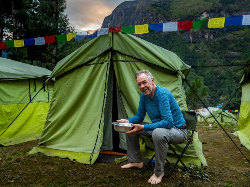 Monjo Eco-Comfort Camp in the Everest region | Lachlan Gardiner