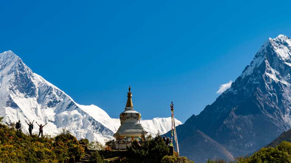 Trekking from Namche Bazaar to Thyangboche in the Everest region | Lachlan Gardiner