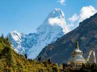 Trekking from Namche Bazaar to Thyangboche in the Everest region |  Lachlan Gardiner
