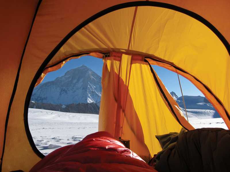 Makalu from C1 on Baruntse | Soren Kruse Ledet