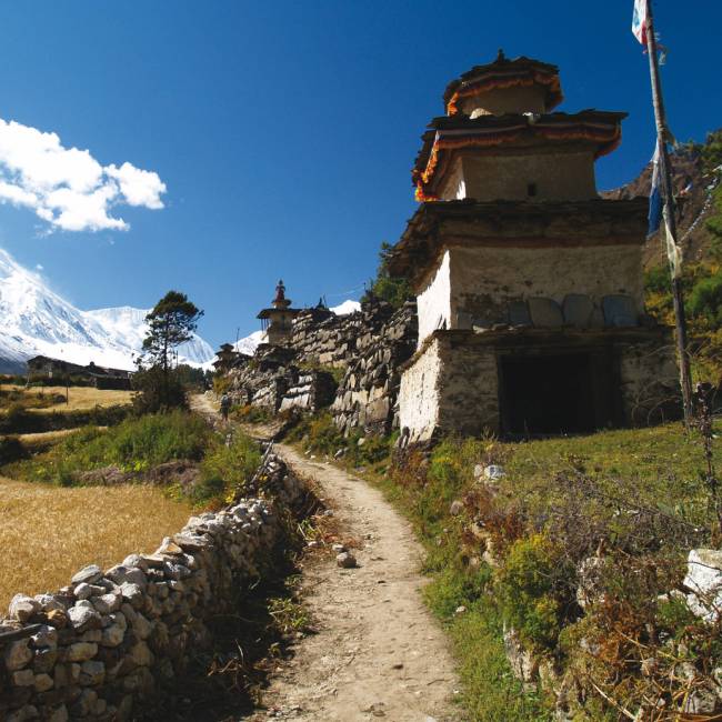 Trekking through peaceful villages in Manaslu | Graham North