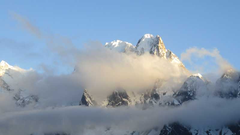 Mansiri Himal Peaks on the Manaslu Circuit