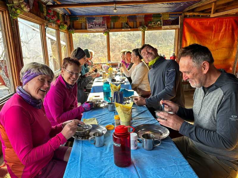 Meal time in the lodge | Sonia Wray