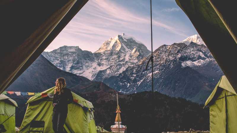 The view from your tent at Pangboche will help you rise early | Tim Charody