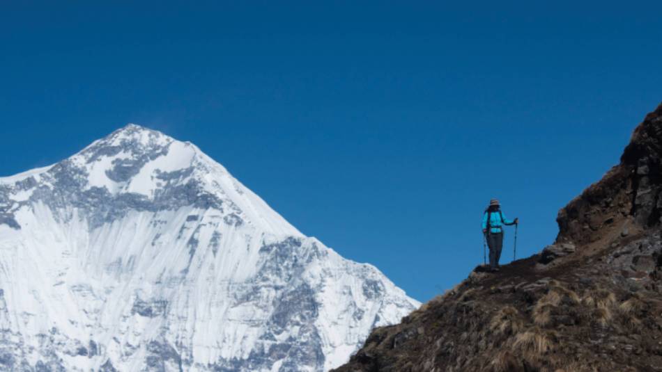 Towering peaks as we descend from Poon Hill | Mark Watson