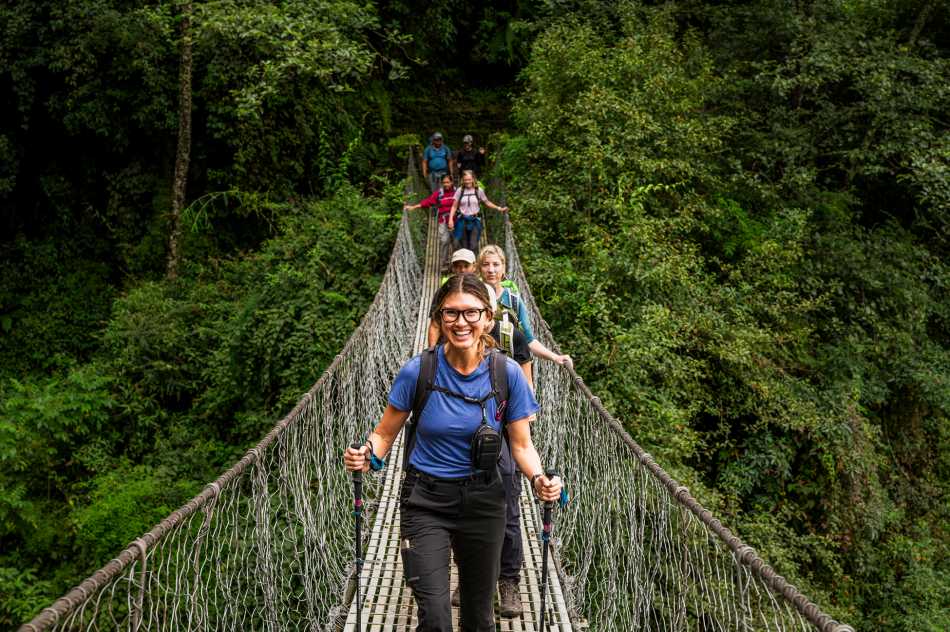 Swing Bridge, Trekking in Nepal