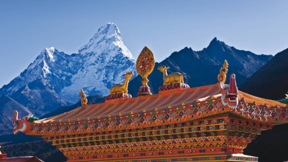 Views of Ama Dablam from Thyangboche Monastery | Peter Walton