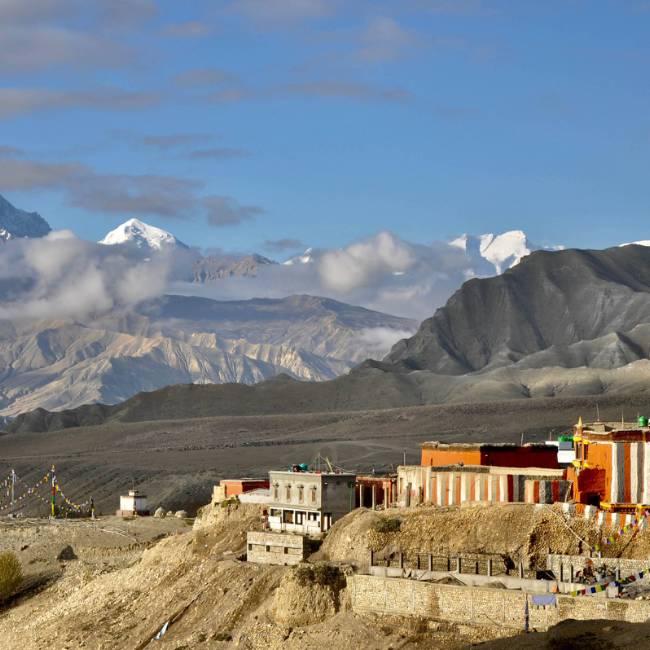 Sweeping views across Tsarang Dzong in Mustang | Garry Weare