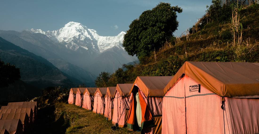 Enjoy the comfort of our permanent eco-camps in the Annapurna region |  <i>Stephen Cheung</i>