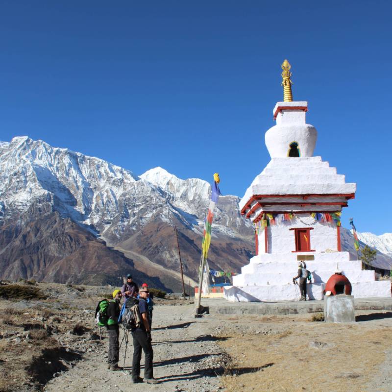The Annapurna Circuit has a strong Buddhist influence