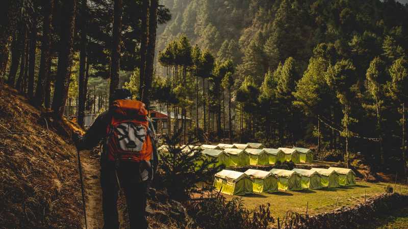 Hiking into the Monjo Eco-Comfort Camp | Tim Charody