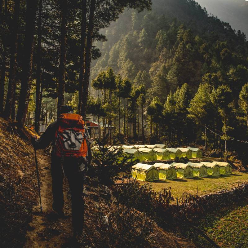 Hiking into the Monjo Eco-Comfort Camp | Tim Charody