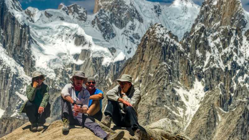 Enjoying the well earned views in Pakistan's Karakoram mountains | Michael Grimwade