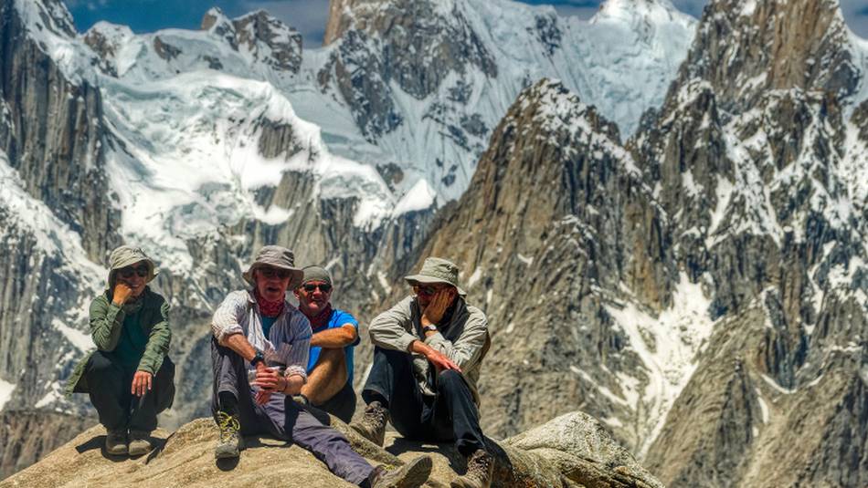 Enjoying the well earned views in Pakistan's Karakoram mountains | Michael Grimwade