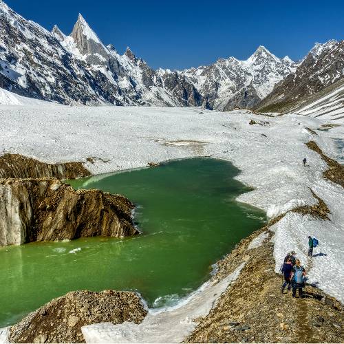 Trekking towards K2 Base Camp in Pakistan's rugged Karakoram range