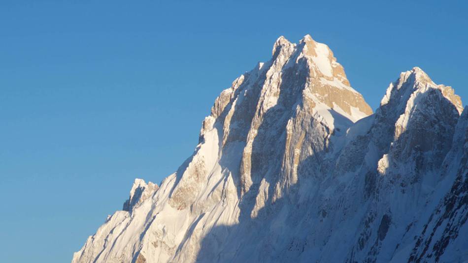 Looking up the Sim Gang to the Ogre and Sim la, Karakoram, Pakistan | Tim Macartney-Snape