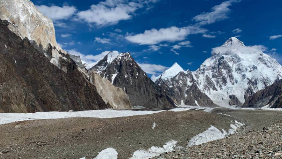 Pastore Peak, centre left behind the black peak | Soren Kruse Ledet