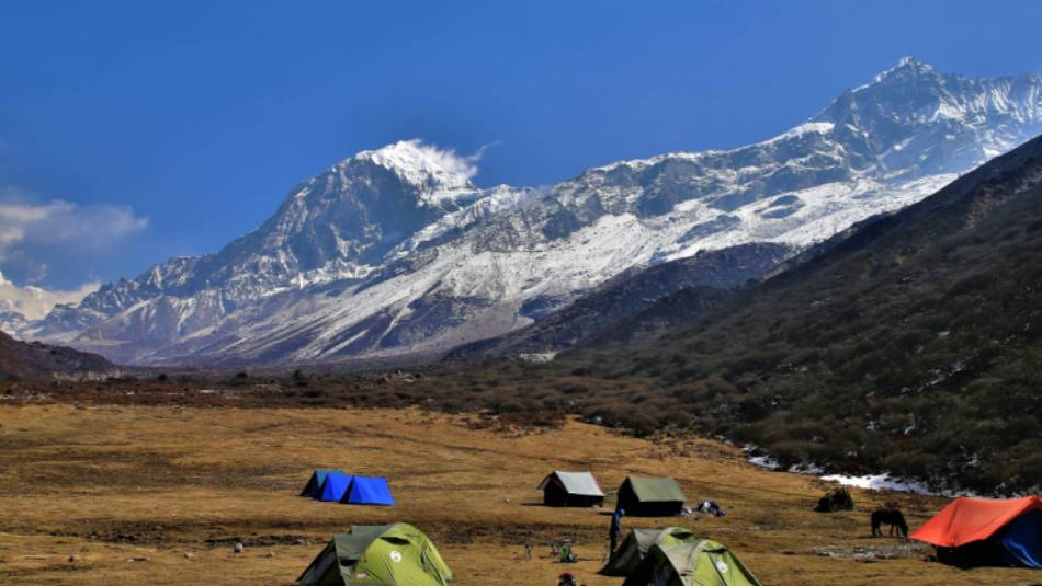 Views from Dzongri towards the Kanchenjunga range