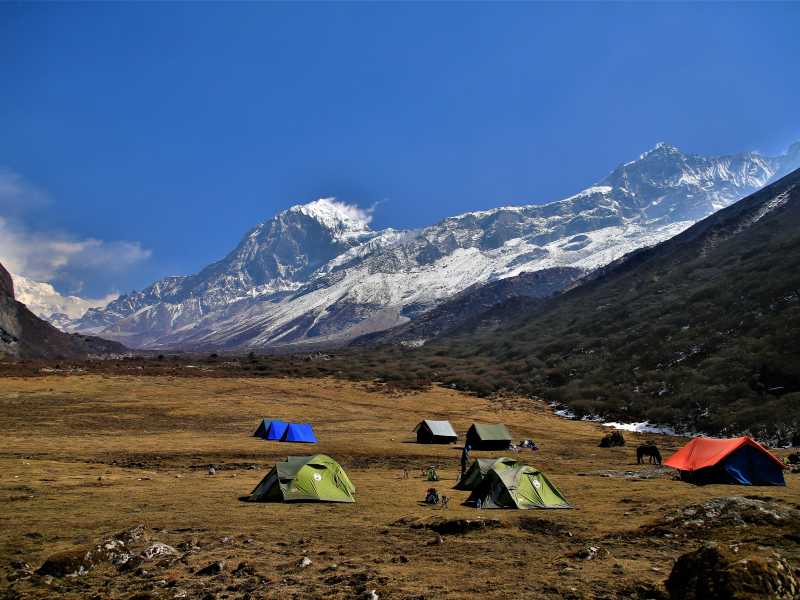Views from Dzongri towards the Kanchenjunga range