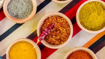 Colourful Sri Lankan spices