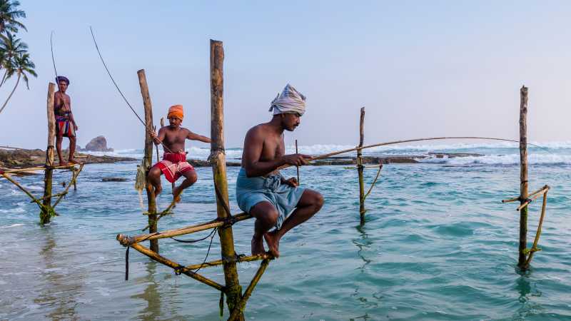The famous Stilt fisherman of Sri Lanka | Richard I'Anson