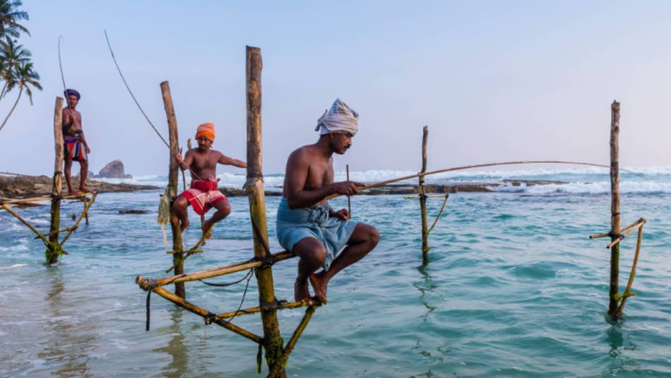 The famous Stilt fisherman of Sri Lanka | Richard I'Anson
