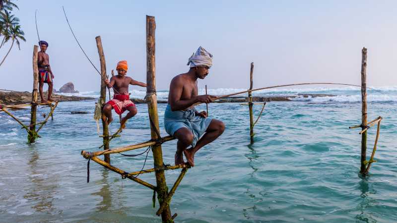 The famous Stilt fisherman of Sri Lanka | Richard I'Anson