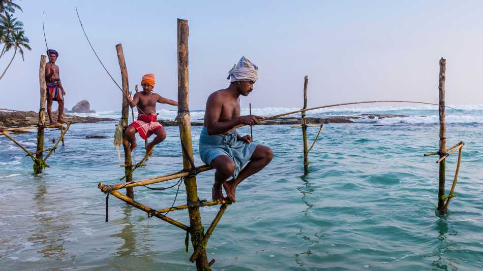 The famous Stilt fisherman of Sri Lanka | Richard I'Anson