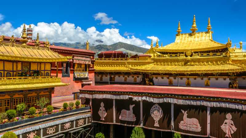 The Jokhang Temple in Lhasa, Tibet