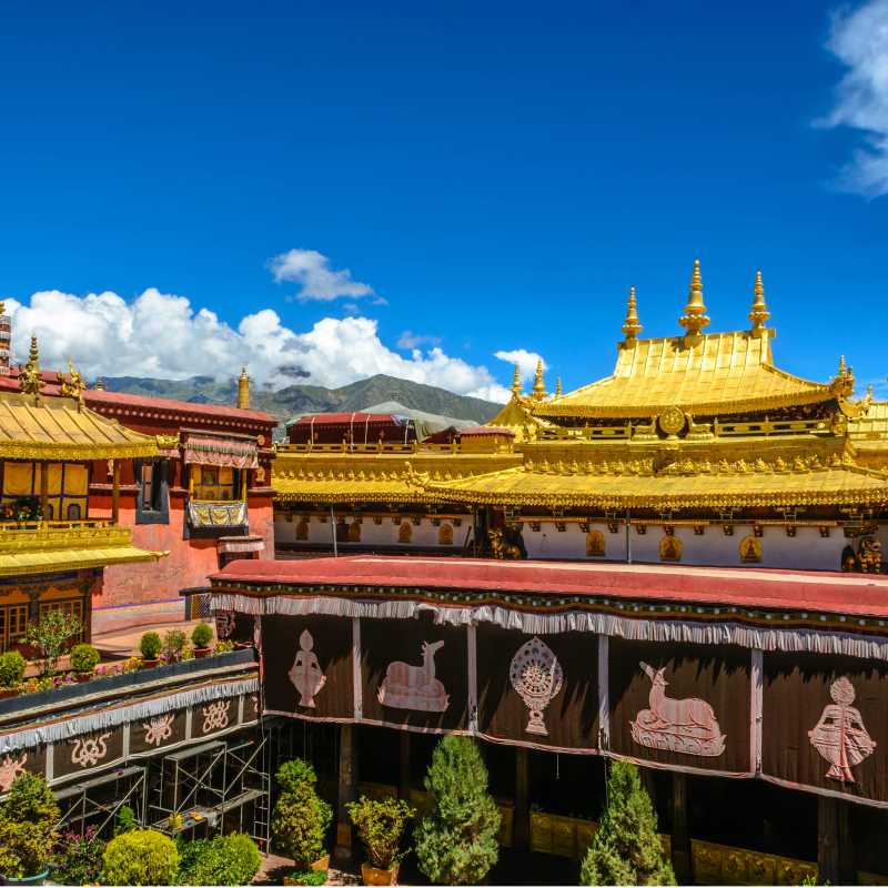 The Jokhang Temple in Lhasa, Tibet