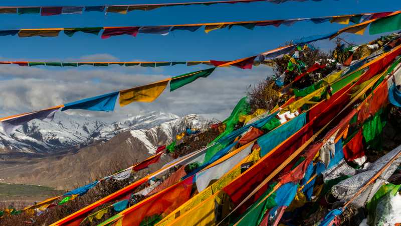 Stunning views across the Tibetan mountain range | Richard I'Anson