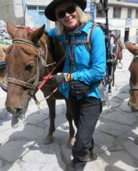 Our escort for the Upper Mustang Pony Trek, Margie Thomas, has traveled to this stunning region many times&#160;-&#160;<i>Photo:&#160;Margie Thomas</i>